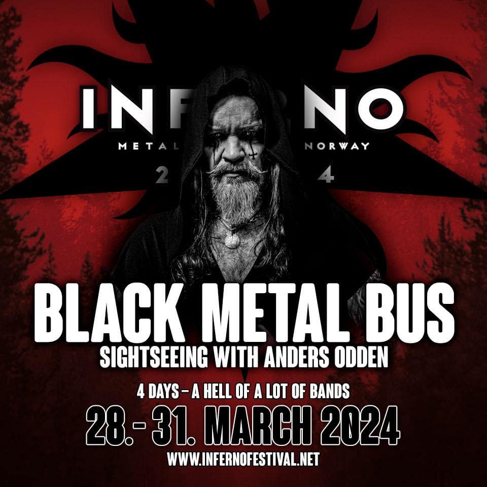 Read more about the article Το Inferno Metal Festival ανακοινώνει την επιστροφή του Black Metal Bus Sightseeing Tours με τον Anders Odden