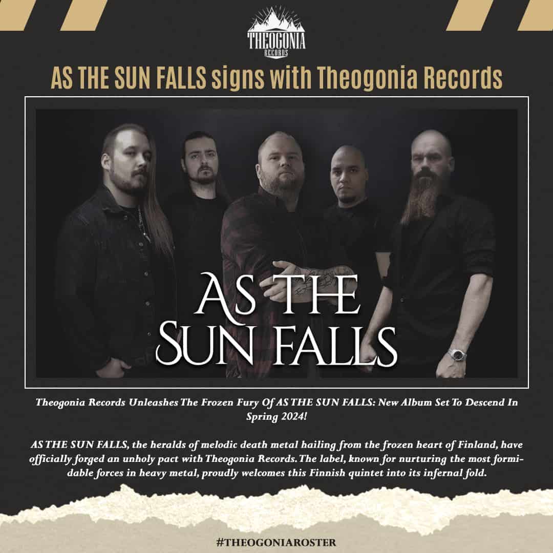 You are currently viewing Οι AS THE SUN FALLS υπογράφουν με την Theogonia Records!