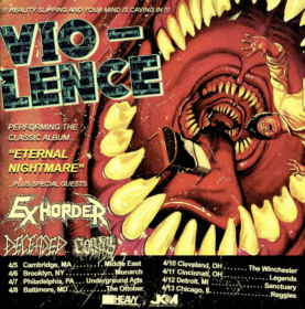 Read more about the article Οι DECEASED θα περιοδεύσουν με τους VIO-LENCE τον Απρίλιο, ετοιμάζουν το νέο άλμπουμ με την υποστήριξη της HELLS HEADBANGERS!!