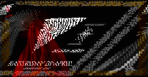 Read more about the article JEHOVAH ON DEATH / GROTESCO KARMA / BLACK KNOT live @ Βums Blackbird – Σάββατο 20 Απριλίου