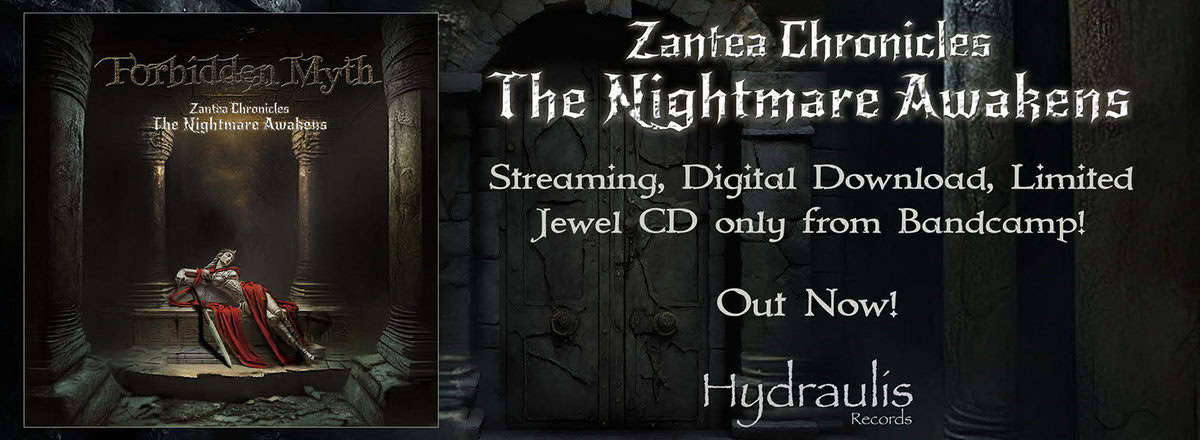 You are currently viewing FORBIDDEN MYTH – νέο άλμπουμ “Zantea Chronicles : The Nightmare Awakens”