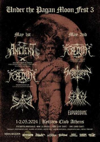 Read more about the article Under The Pagan Moon Fest 3 live at Kyttaro Athens