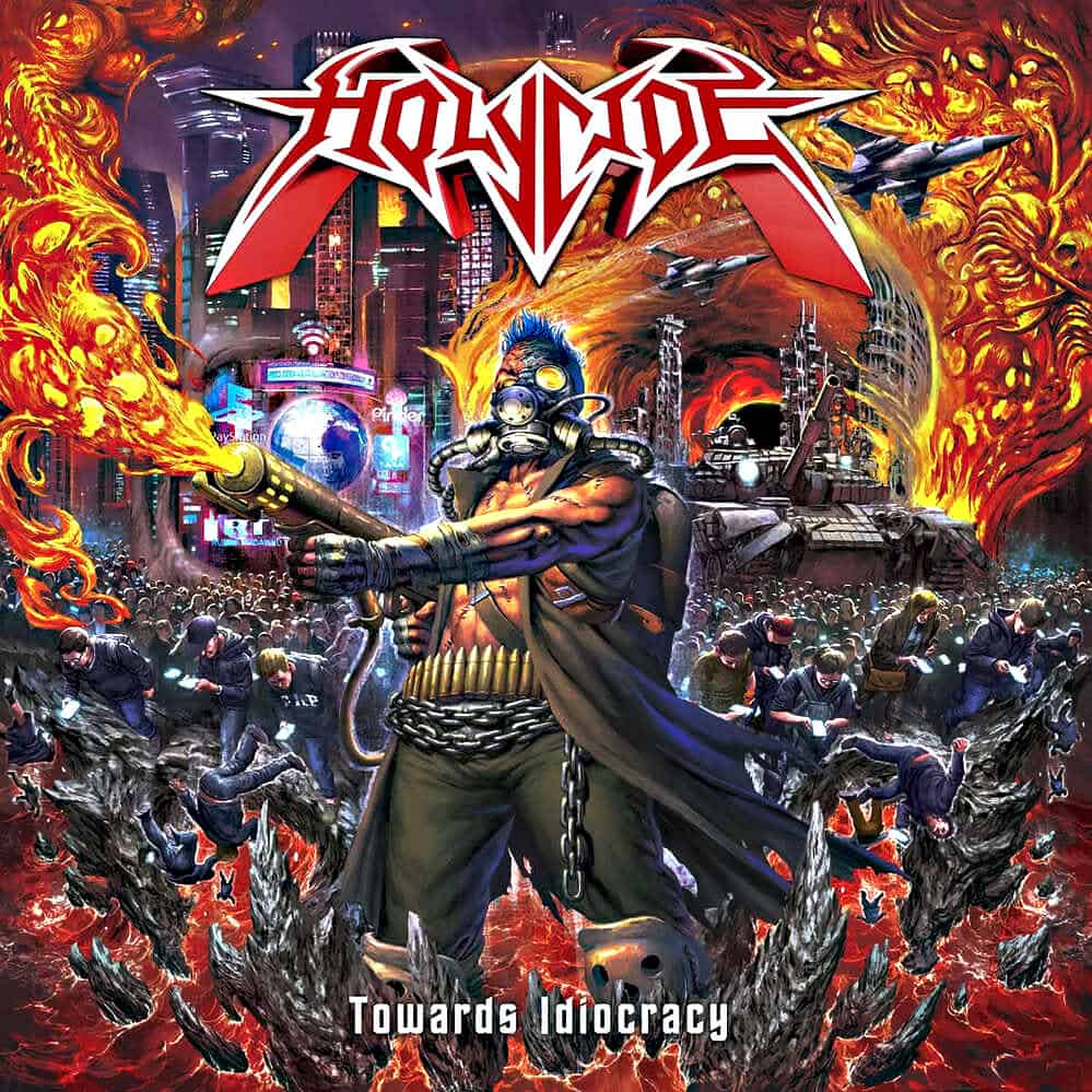 You are currently viewing Today marks the release of thrash metallers HOLYCIDE’s explosive new studio album, “Towards Idiocracy.”