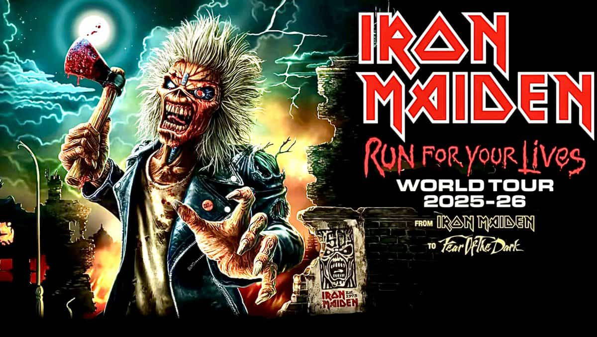 You are currently viewing Iron Maiden : ανακοίνωση της “RUN FOR YOUR LIVES” παγκόσμιας περιοδείας τους 2025-2026