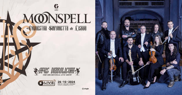 Read more about the article Οι MOONSPELL θα πραγματοποιήσουν το πρώτο τους Symphonic Arena Show στις 26 Οκτωβρίου στη Λισαβόνα!