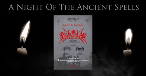Read more about the article A Night Of The Ancient Spells – GEHENNA / PENTHOS / CROMLECH (Darkness Shall Rise Productions)