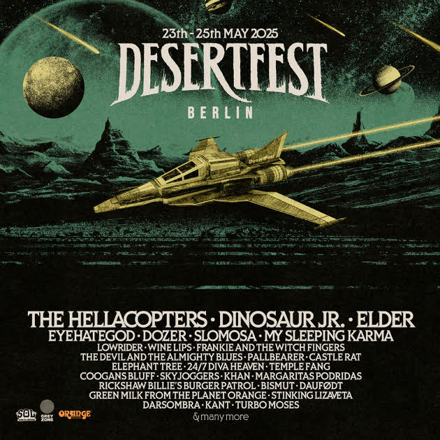 Read more about the article Το DESERTFEST BERLIN επιβεβαιώνει τους DINOSAUR JR., MY SLEEPING KARMA, DOZER, TEMPLE FANG & πολλά άλλα συναρπαστικά νέα ονόματα για το 2025!