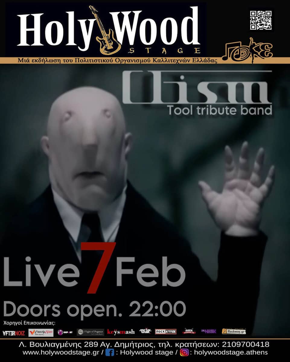Read more about the article Clism (Tool Tribute Band) Live at Holywood Stage Athens 07/02/25