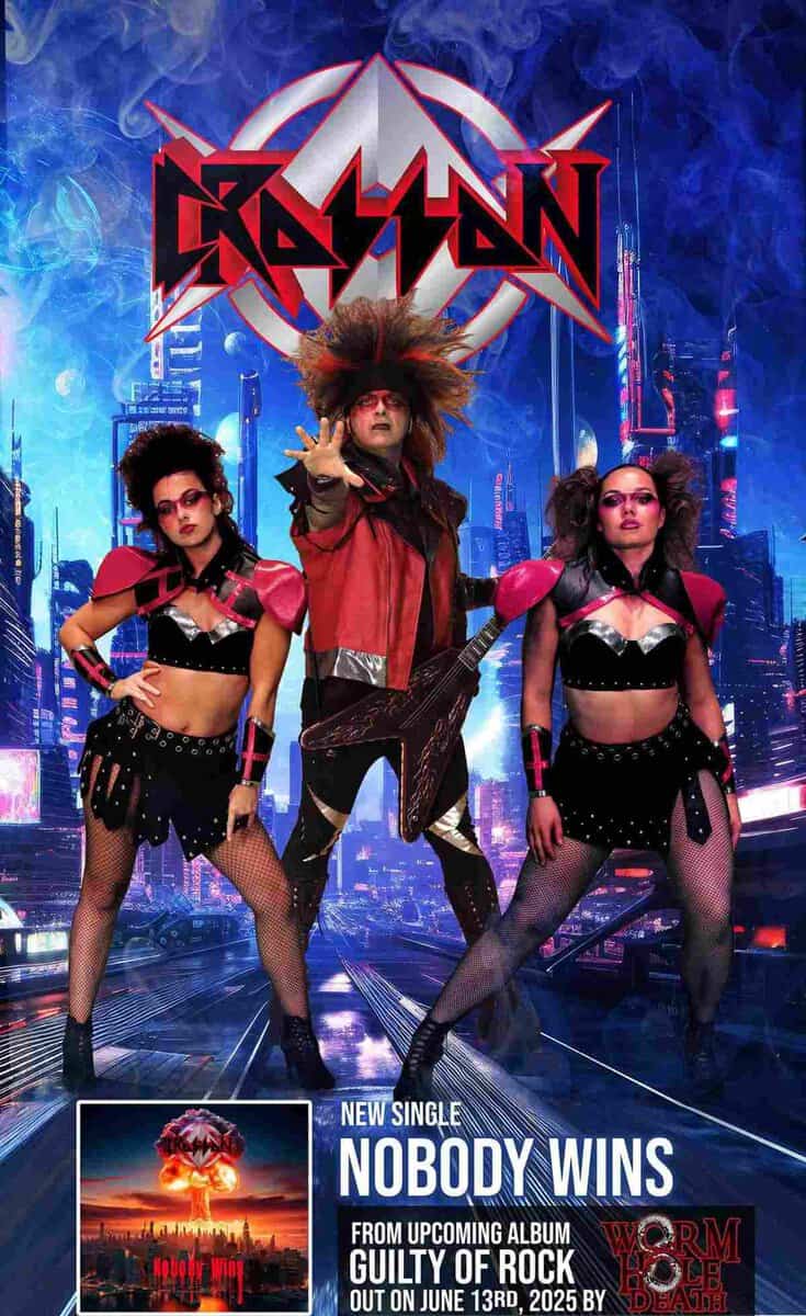 Read more about the article Οι Έλληνο/Αυστραλοί glam rockers CROSSON γίνονται “πολιτικοί” με το “Nobody Wins”