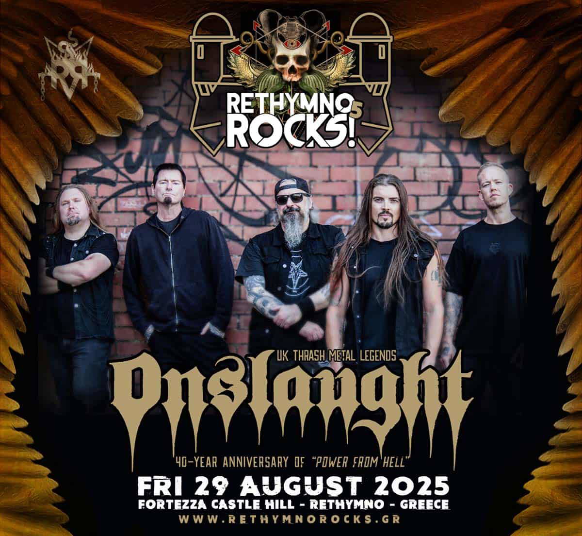 Read more about the article Το Rethymno Rocks #5 υποδέχεται τους Onslaught.