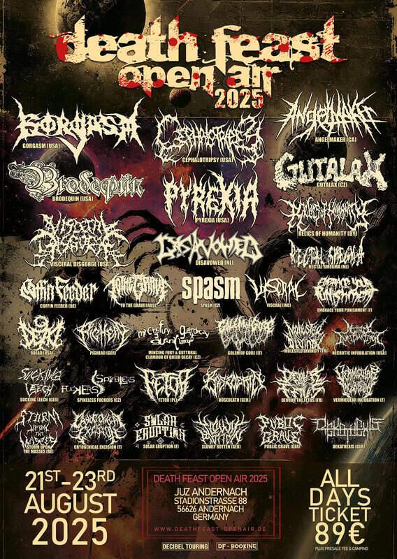 Read more about the article Deathfeast Open Air 2025: Final Lineup Announcement