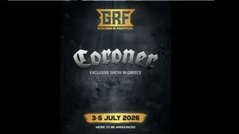 Read more about the article Οι CORONER στην Ελλάδα και στο Golden R. Festival 2026