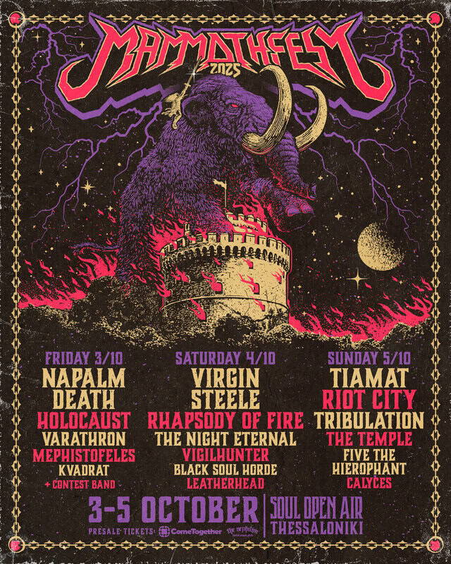 Mammothfest 2025: three-day metal festival