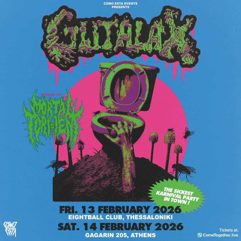 Read more about the article Gutalax και Mortal Torment – Zωντανά σε Αθήνα και Θεσσαλονίκη!