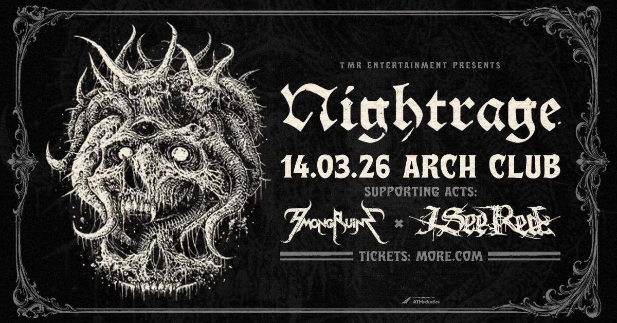 Read more about the article Οι Nightrage επιστρέφουν στην Αθήνα για μία συναυλία-δυναμίτη! Μαζί τους οι AmongRuins και τους I…