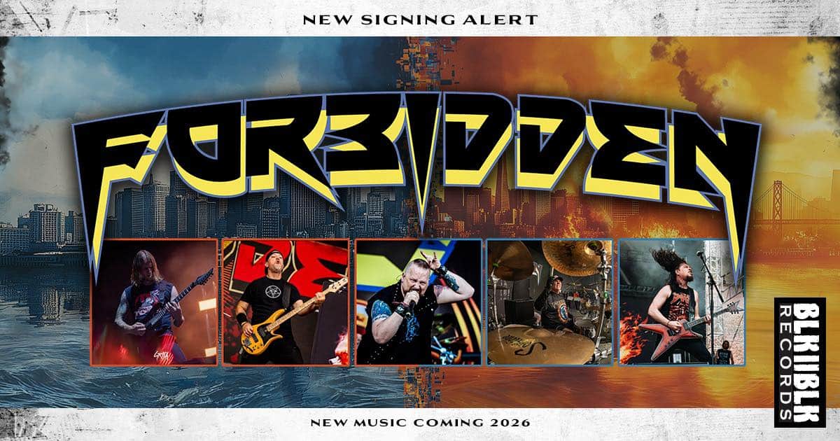 Read more about the article Οι FORBIDDEN υπέγραψαν στη BLKIIBLK και σχεδιάζουν να κυκλοφορήσουν το πρώτο τους άλμπουμ εδώ και…