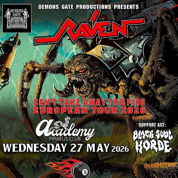 Raven (UK) live in Greece