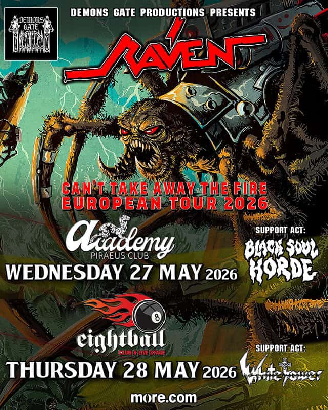 Raven (UK) live in Greece