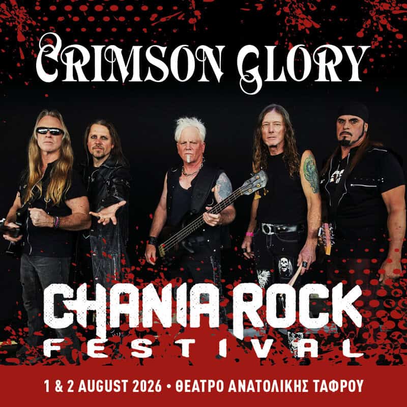 Οι CRIMSON GLORY στο Chania Rock Festival