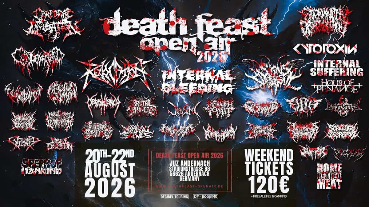 DEATHFEAST OPEN AIR 2026 reveals complete lineup