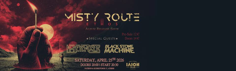 You are currently viewing MISTY ROUTE – “ETHOS” ALBUM RELEASE SHOW