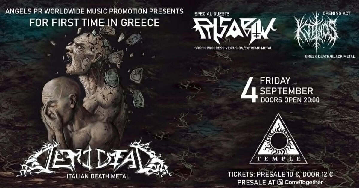 Live Report: Demidead, Risabov, Ktinos (Temple – Athens, Greece 4...