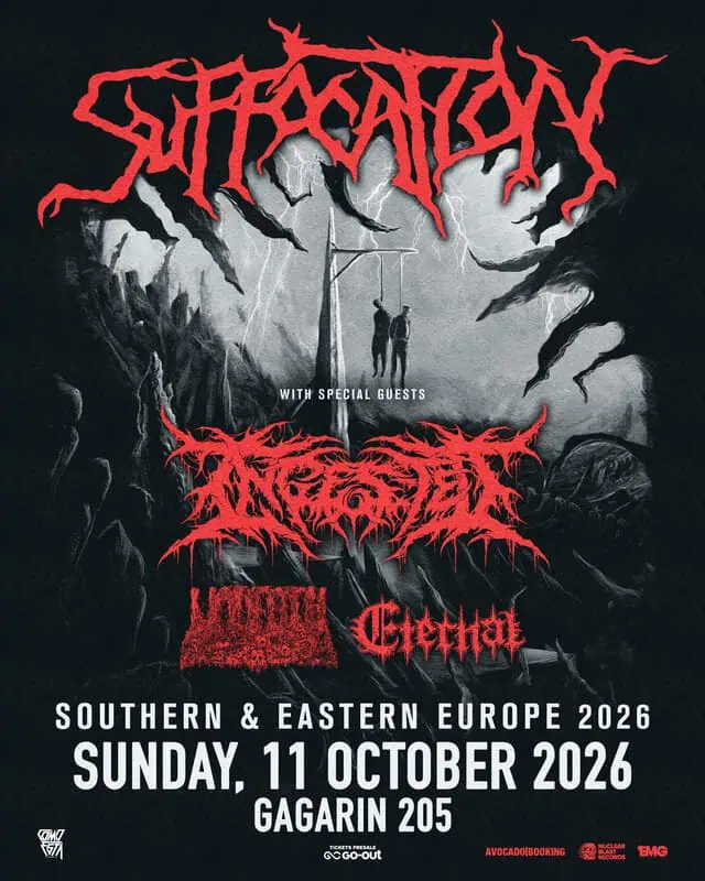SUFFOCATION + special guests – Ζωντανά στην Αθήνα!