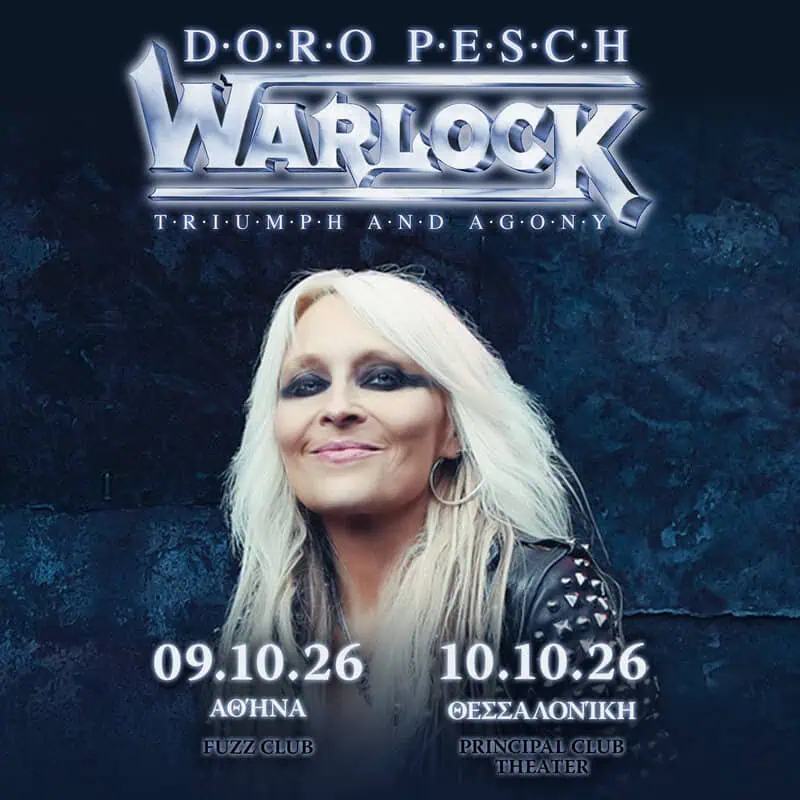 Η metal queen Doro για πρώτη φορά στην Αθήνα και Θεσσαλονίκη τον Οκτώβριο του 2026!