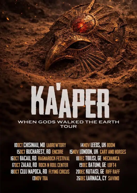KA’APER: Announce the “When Gods Walked the Earth” Tour
