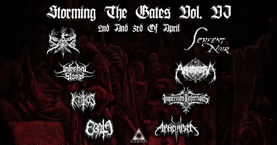 Storming The Gates vol.6 2 και 3 Απριλίου 2027