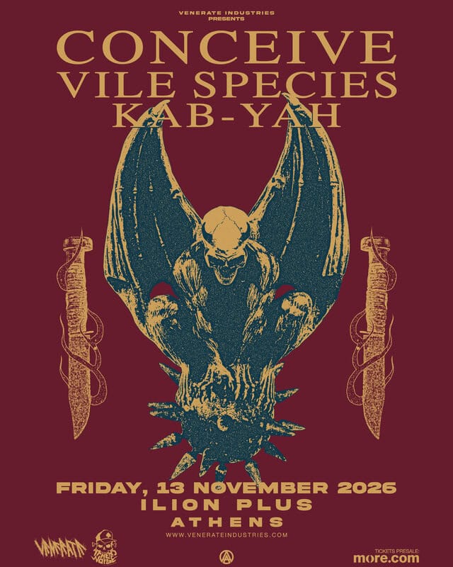 CONCEIVE, VILE SPECIES & KAB-YAH ΣΤΟ ILION PLUS – HARDCORE Σ...